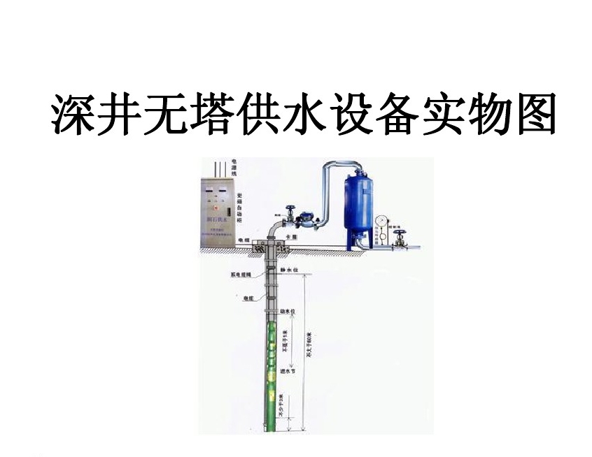 淮南谢家集区井泵无塔式供水设备